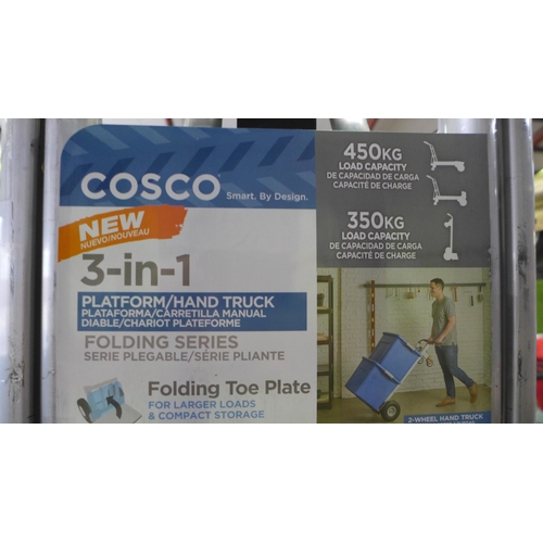 3017 - Cosco 3-in-1 Hand Truck (12243Asb10), Original RRP £108.32 + vat (260-55)   * This lot is subject to... 