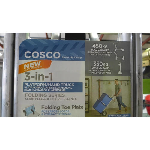 3019 - Cosco 3-in-1 Hand Truck (12243Asb10), Original RRP £108.32 + vat (260-57)   * This lot is subject to... 