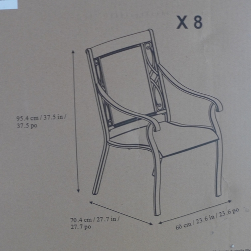 3037 - Agio Turner 9-Piece Square Sling Dining Set, RRP £1249.99 + vat (261-19)  * This lot is subject to v... 