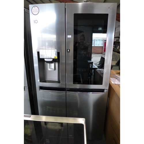 3041 - LG Instaview Multidoor Fridge Freezer- Shiny Steel (GSI960PZVV), Original RRP £1333.32 + vat (H 179.... 