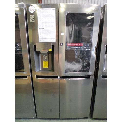 3044 - LG Instaview Multidoor Fridge Freezer- Shiny Steel (GSI960PZVV), Original RRP £1333.32 + vat (H 179.... 