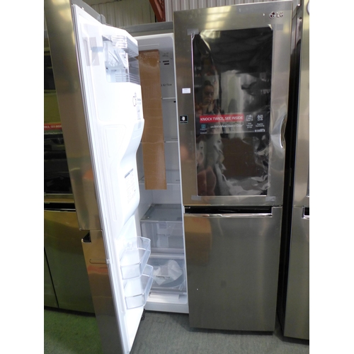 3044 - LG Instaview Multidoor Fridge Freezer- Shiny Steel (GSI960PZVV), Original RRP £1333.32 + vat (H 179.... 