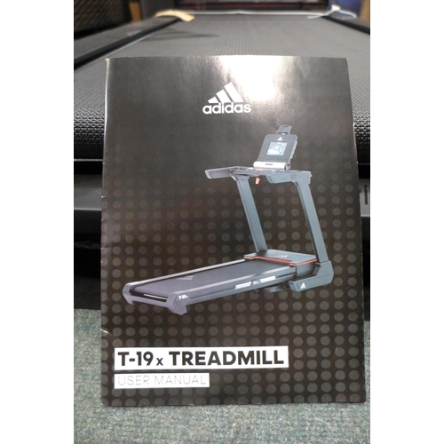 3198 - Adidas Treadmill T-19X, Original RRP £833.33 + vat (261-4)  * This lot is subject to vat