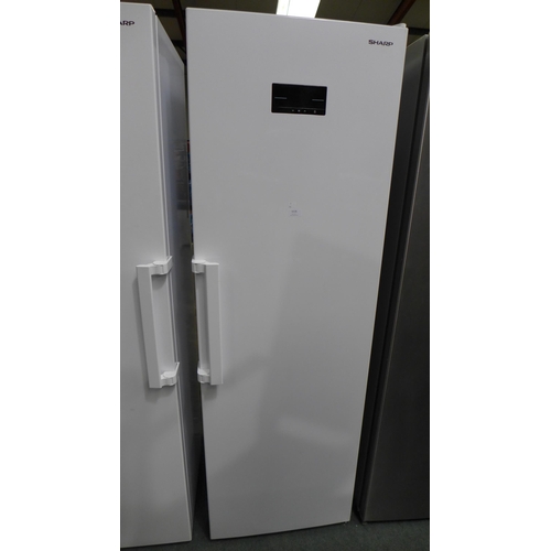 3218 - Sharp White 380L Tall Larder Fridge, Model: SJLC31CHXWF Original RRP £391.66 + vat            (256-2... 