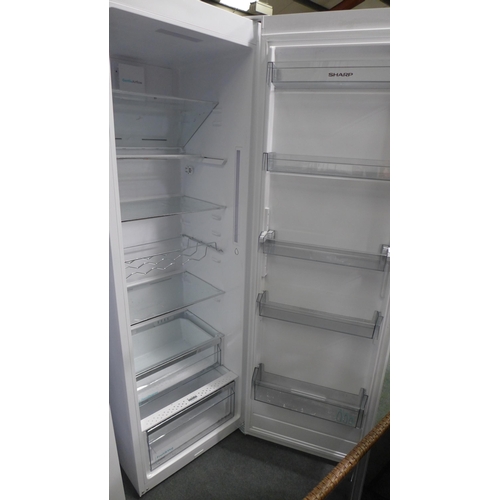 3218 - Sharp White 380L Tall Larder Fridge, Model: SJLC31CHXWF Original RRP £391.66 + vat            (256-2... 