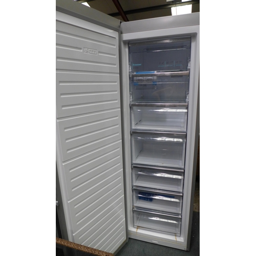 3220 - Sharp Inox 280L Tall Freezer, Model: SJSC31CHXIF Original RRP £458.33 + vat                         ... 