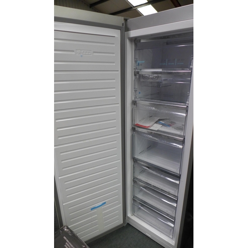 3221 - Sharp Inox 280L Tall Freezer, Model: SJSC31CHXIF Original RRP £458.33 + vat                         ... 