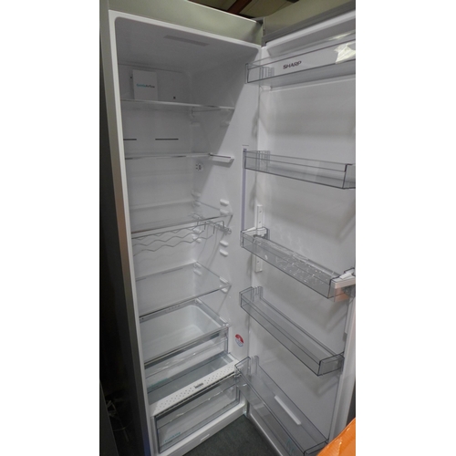 3222 - Sharp Inox 280L Tall Larder Fridge, Model: SJLC31CHXIF Original RRP £416.66 + vat         (256-24)  ... 