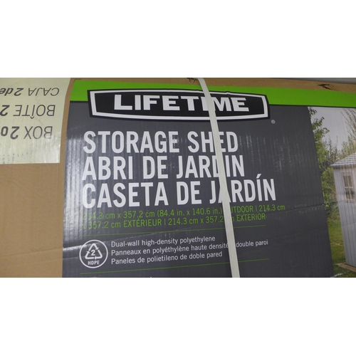 1482 - Lifetime Shed 7 X 12Ft , Original RRP £1083.33 + vat (4120-13)  * This lot is subject to vat