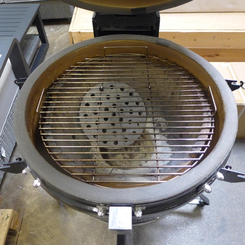 1546 - 24  Kamado Grill Black  , Original RRP £624.99 + vat  (4121-1)   * This lot is subject to vat