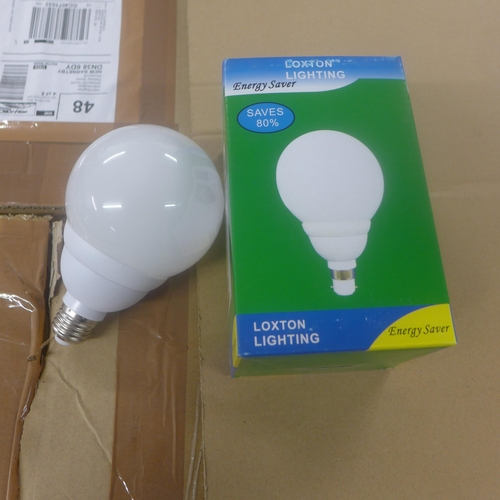 2119 - Box of 50 unused Loxton Lighting 20w outdoor light bulbs