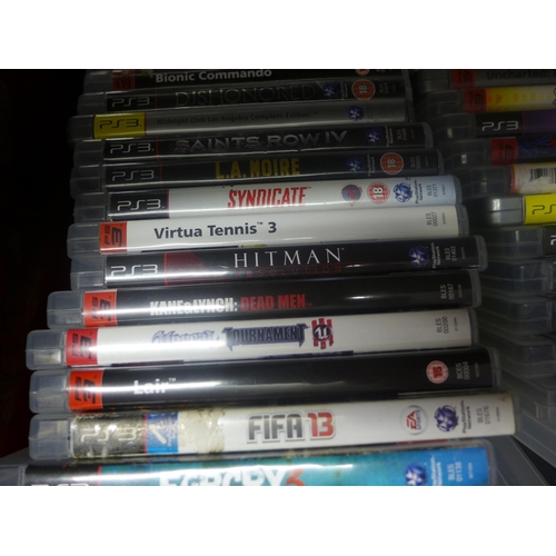 2230 - Approximately sixty Playstation PS3 games and one PS4 game