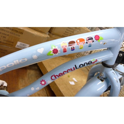 2357 - Kool infant balance bicycle and Apollo Cherry Lane girl's bike, light use