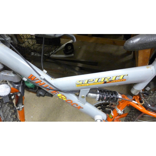 2358 - White Rock Spirit boy's ATB full suspension bicycle/bike