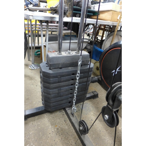 2399 - Physionics multi gym complete with weight stack