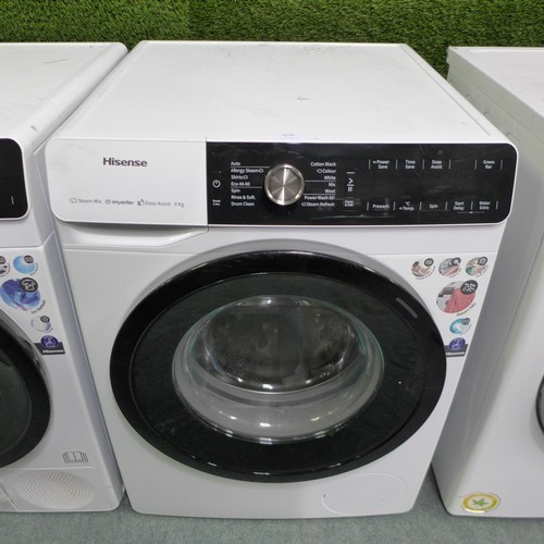 3236 - Hisense 9KG Inverter Washing Machine, Model: WFGA90141V Original RRP £399.99 + vat (256-3)  *  This ... 