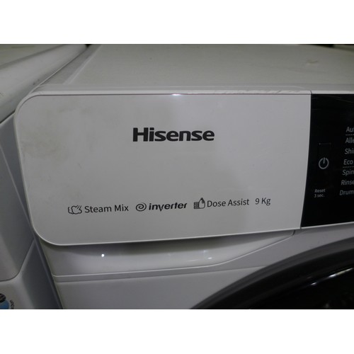 3236 - Hisense 9KG Inverter Washing Machine, Model: WFGA90141V Original RRP £399.99 + vat (256-3)  *  This ... 