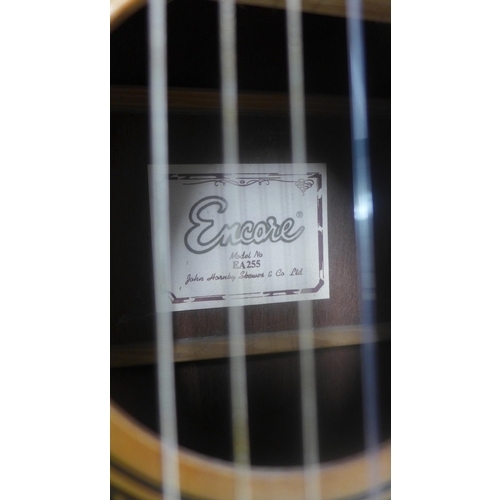 2052 - Encore EA255 electro acoustic guitar