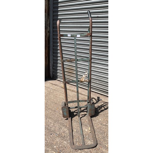 2998 - A metal sack trolley