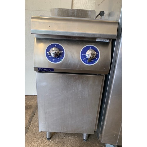 2326 - Bonnet commercial kitchen twin basket fryer (3 phase)