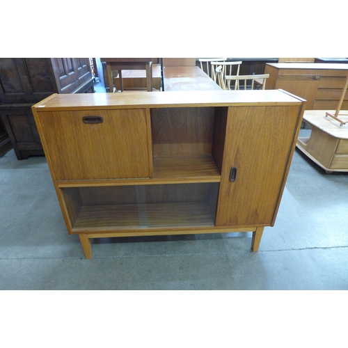 11 - A teak bookcase