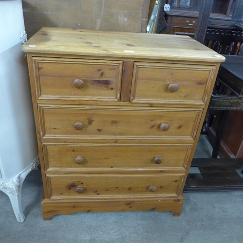 179 - A pine chest of drawers