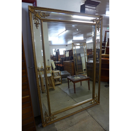 205 - A large French style gilt framed mirror