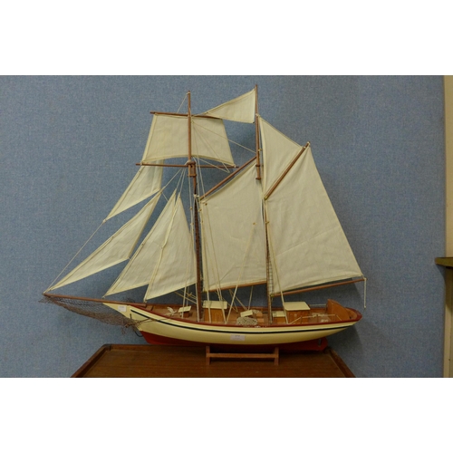 277 - A model yacht