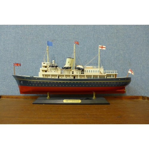 301 - Five small model ships