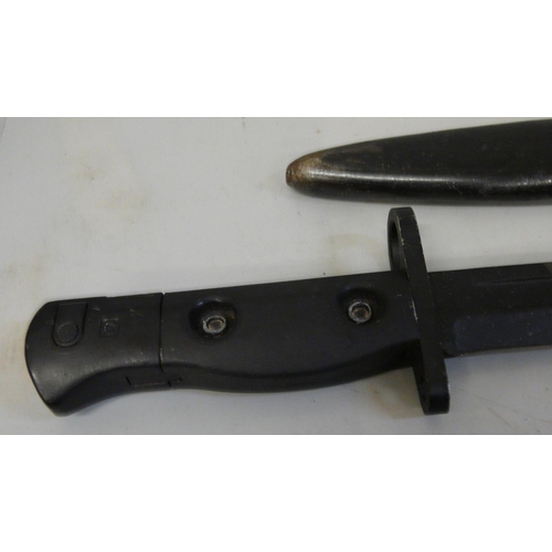 1143 - A 1970's British bayonet with SLR fitting