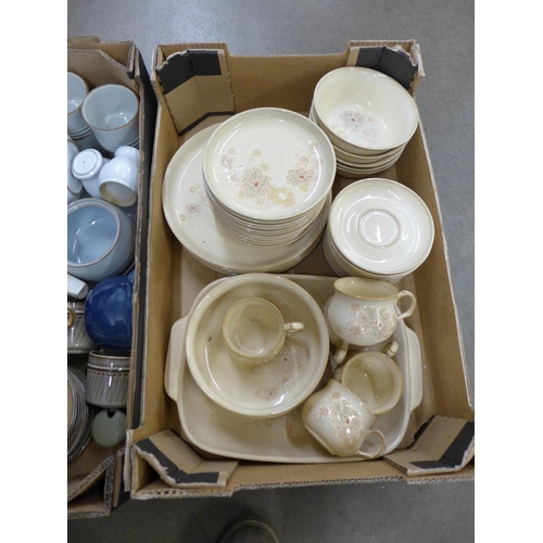 1170 - Two boxes of mixed Denby dinnerware including Coloroll **PLEASE NOTE THIS LOT IS NOT ELIGIBLE FOR PO... 