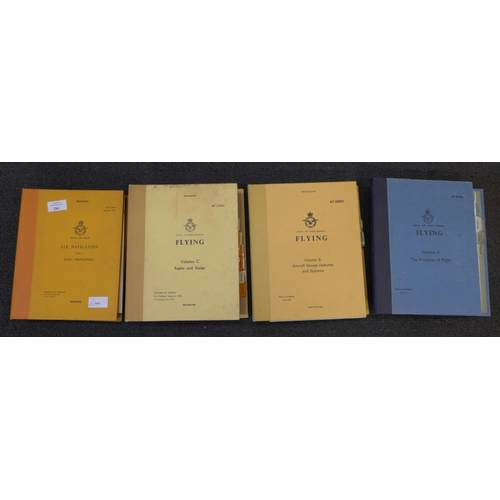 742 - A collection of Royal Air Force manuals, a set of eleven including Vol. 1, Basic Principles