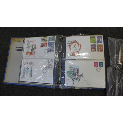 746 - Two folders of 1970's and 1980's first day covers