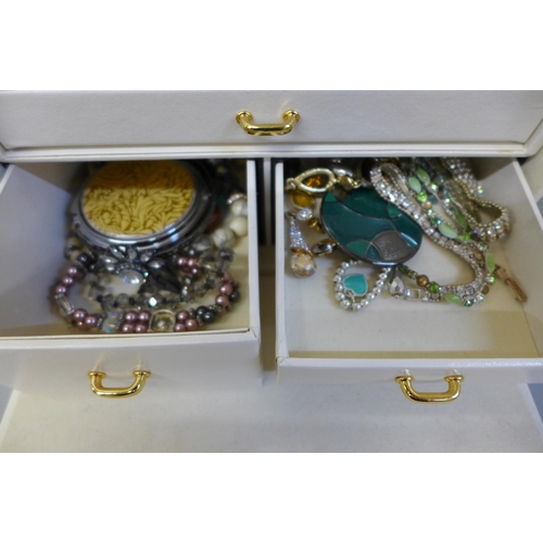 774 - Two cases of costume jewellery