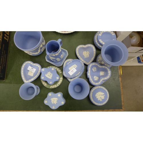 794 - A collection of Wedgewood Jasperware, twenty-five pieces