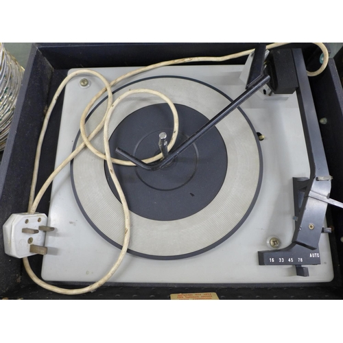 799 - A vintage Dansette Bermuda record player, working **PLEASE NOTE THIS LOT IS NOT ELIGIBLE FOR POSTING... 