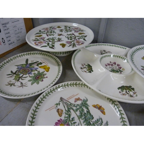 817 - Sixteen Portmeirion The Botanic Garden fruit bowls and serving plates (2 boxes) **PLEASE NOTE THIS L... 