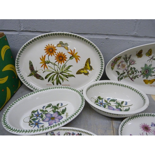 821 - Portmeirion The Botanic Garden oval serving and oven dishes (9) **PLEASE NOTE THIS LOT IS NOT ELIGIB... 