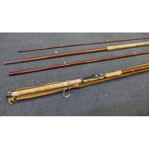 847 - Fishing rods; Apollo Taporflash float rod, 14ft salmon rod, Rodrill Goldcrest swim feeder