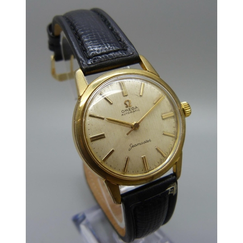 863 - An Omega Seamaster automatic wristwatch, with box