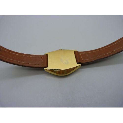 966 - An Omega De Ville automatic wristwatch, circa 1970, 20 micron gold electro plated case, (lacking cro... 