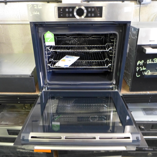 3014 - Bosch Serie 8 Multifunction Oven (H595xW595xD548) - model no:- HBG674BS1B, original RRP £732.50 inc.... 