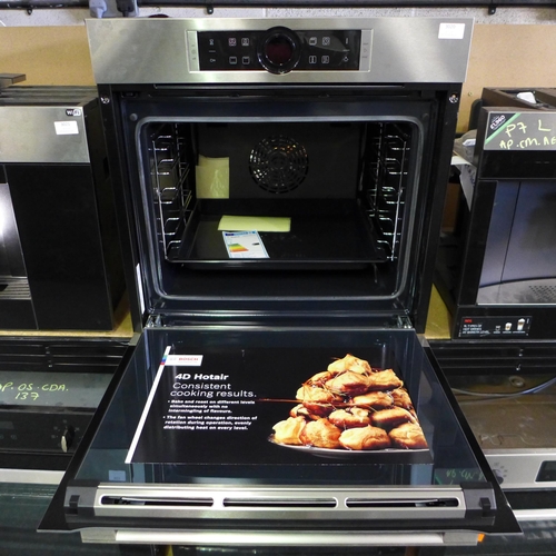 3020 - Bosch Serie 8 Multifunction Oven (H595xW595xD548) - model no:- HBG634BS1B, original RRP £520.84 inc.... 