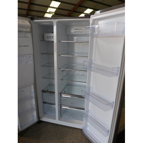 3049 - Hisense Side By Side Stainless Steel Fridge Freezer (model no.:- RS694N4IIF), original RRP £799.98 +... 