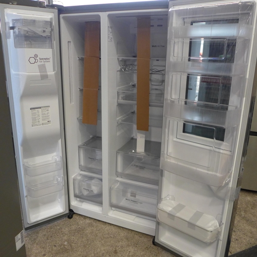 3051 - LG Side By Side Shiny Steel Fridge Freezer with Insta View Door-in-Door (model no:- GSI960PZVV), ori... 