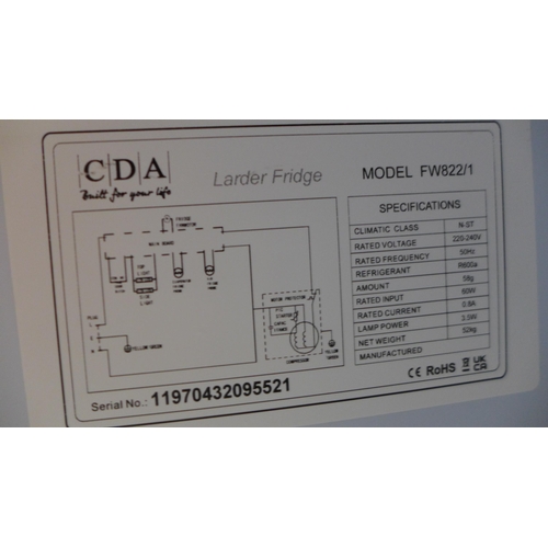 3134 - CDA Integrated Tower Fridge (H1772xW540xD540) - model no.:- FW822, original RRP £513.33 inc. VAT * V... 