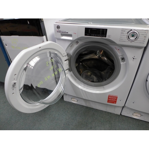 3139 - Hoover H-Wash 300 Lite Integrated Washing Machine (9kg) (H820xW600xD525) - model no.:- HBWS 49D1E, o... 