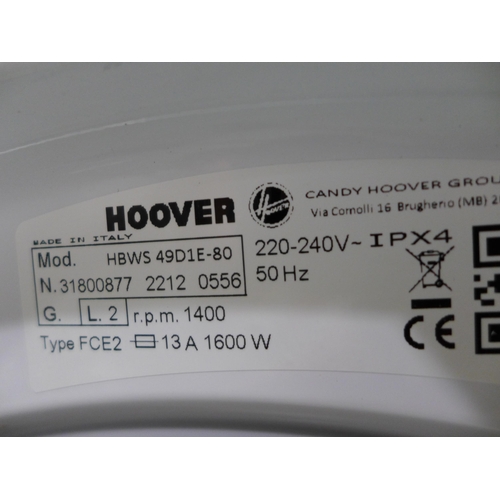 3139 - Hoover H-Wash 300 Lite Integrated Washing Machine (9kg) (H820xW600xD525) - model no.:- HBWS 49D1E, o... 