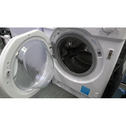 3154 - Candy Smart Integrated Washing Machine (9kg) (H820xW600xD525) - model no.:- CBW 49D1E, original RRP ... 