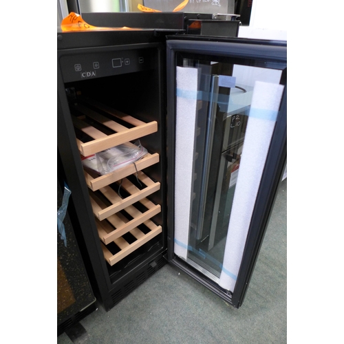 3158 - CDA Under Counter Wine Cooler (H820xW295xD570) - model no.:- FWC304BL, original RRP £358.33 inc. VAT... 